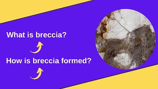 What is breccia How is breccia formed [upl. by Druci]