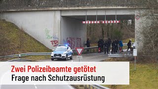 Kusel Polizisten erschossen  Frage nach Schutzausrüstung [upl. by Witha663]