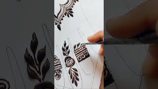 Unique amp stylish finger mehandi design mehndi henna shorts trendingmehndi hennadesign [upl. by Darill956]