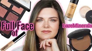 Full Face Of Bare Minerals Natural Full Coverage Makeup Tutorial ✨ [upl. by Desi6]