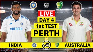 India vs Australia 1st Test Day 4 Live  IND vs AUS 1st Test Live Scores amp Commentary  IND Bowling [upl. by Bald]