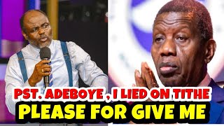 FINALLY PASTOR E A ADEBOYE OPENLY APOLOGISE FOR DECIEVING THE CONGREGATION ON TITHE EDARIJIMI [upl. by Winnah]