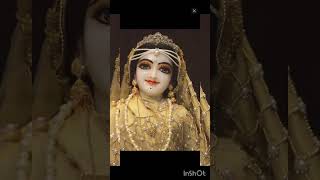 Barsane wali Radhe Krishna bhajan 🌸✨🙏😌🤍youtubeshorts radhakrishna [upl. by Ahsilek]