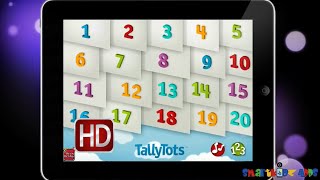 TallyTots Counting by Spinlight StudioNice counting App for kids children toddler learning numbers [upl. by Mahmoud257]