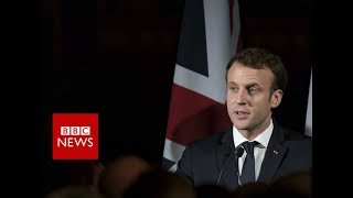 FULL INTERVIEW French President Emmanuel Macron on Brexit and Trump  BBC News [upl. by Kwabena714]