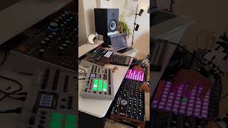 Making some new tunes hydrasynth novationpeak analogrytm ableton techno goa psytrance [upl. by Stich]