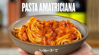 La recette de pâtes la plus souscotée  Pasta allAmatriciana 🍝🇮🇹 [upl. by Hax]