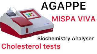 LabtechTechlifestyle cholesterol tests AGAPPE Mispa viva [upl. by Arenahs267]