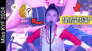 Questions round Karju pen kethak  Miss KYF 2024  Mongal Sing Family [upl. by Dino775]