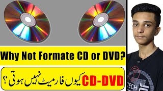 How to Format CD or DVD Easy Way  DVD RW vs DVR R Difference between urduhindi [upl. by Assilram]