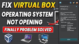 How to fix Virtual Box Os not opening  Virtual Box not opening Code 0x80004005  Not in Hypervisor [upl. by Syverson295]