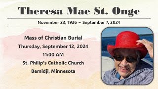 Theresa Mae St Onge Funeral [upl. by Eidac]