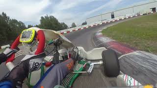 Onboard lap Wackersdorf Rotax Senior [upl. by Drahser]