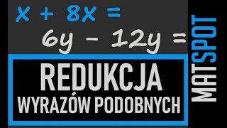 redukcja wyrazów podobnych klasa 7 [upl. by Zelde]