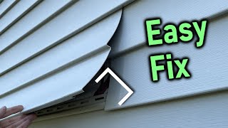 How To Fix Loose Vinyl Siding [upl. by Novick]