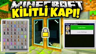 MİNECRAFT KAPI MODU  KİLİTLİ KAPI [upl. by Older]