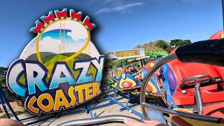 Crazy Coaster  Adventure Park Geelong  4K POV [upl. by Anahsit]