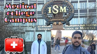 Campus Tour IHSM University  MBBS  Foreign medicos  Kyrgyzstan Bishkek [upl. by Prentiss]