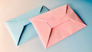 【A4 コピー用紙 1枚 のりはさみ不要】簡単 封筒 作り方 How to make A4 Envelope Tutorial No Glue  No Tape  No Scissors [upl. by Nawed798]