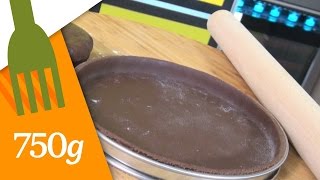 Recette de la Pâte à tarte au chocolat  750g [upl. by Yevrah]