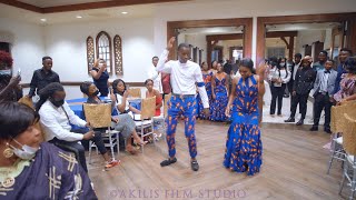 Imani amp Dorcass Wedding Koffi Olomide  Héros National Entrance Dance [upl. by Ahsenrac]