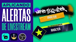 Como adicionar ALERTAS PERSONALIZADOS no STREAMLABS STREAMELEMENTS e OBS  Tutorial fácil [upl. by Akered216]