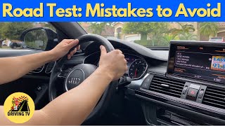 MOST COMMON MISTAKES TO AVOID ON THE DRIVING TEST [upl. by Gradey]