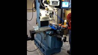 ProtoTRAK DPM2 CNC mill facing aluminum [upl. by Louisa]