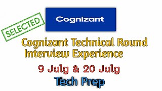 CognizantGenc Technical Round Interview Experience  Process Questions  Tech Prep [upl. by Georgia184]