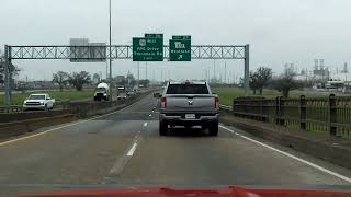 Calcasieu River Bridge Interstate 10 westbound [upl. by Aenahs]