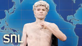 Weekend Update Michelangelos David Defends Art  SNL [upl. by Solon]