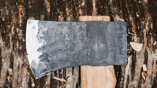 Making A Hand Forged Axe Head [upl. by Alveta]