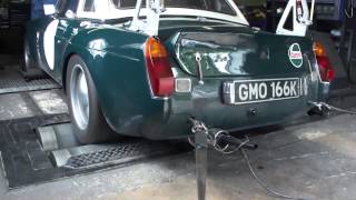 MGB V8 46 Dyno Tune UP [upl. by Amoritta]