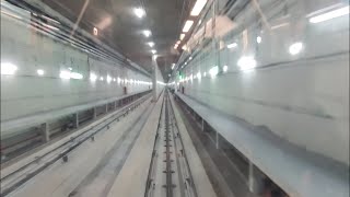 20240830  Automated People Mover from Main terminal to Midfield Satellite Concourse 1 Suvarnabhumi [upl. by Burty]