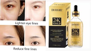 DrRashel 24K Gold Serum Review  Radiance amp Anti Aging Primer Serum [upl. by Casie]