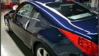 Top Car Detail  Detallado exterior Nissan 350z Azul Oscuro [upl. by Aissirac]