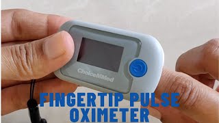 ChoiceMMed Fingertip Pulse Oximeter Review  How To Use A Pulse Oximeter [upl. by Esile]