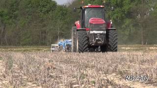 CASE IH MAGNUM 370 CVX amp FONTANA Ercole  Minimum Tillage 2015 [upl. by Dorrahs425]