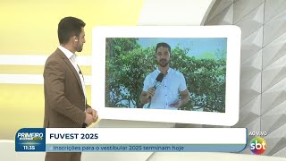 Fuvest 2025 inscrições para o vestibular 2025 terminam neste terça [upl. by Euton]