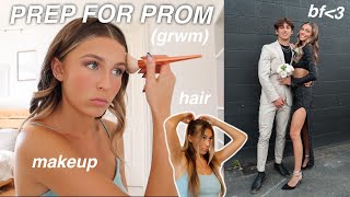 SENIOR PROM get ready with me 2023  vlog pure chaos [upl. by Conrado]