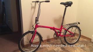 Dahon Boardwalk single speed folding bike review [upl. by Brianna]