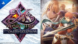 Ys Memoire The Oath in Felghana  Announcement Trailer  PS5 amp PS4 Games [upl. by Nitin]