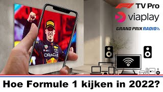 Hoe Formule 1 kijken in 2022 alle mogelijkheden met Viaplay F1 TV Pro enof Grand Prix Radio 👍 [upl. by Astraea]