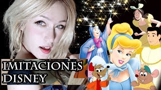 Imitaciones de caricaturas  La Cenicienta  Medley Cover 🌟 [upl. by Odanref483]