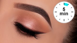 5 MINUTE Eye Makeup for Work  School  Everyday [upl. by Russel950]