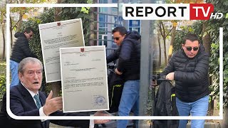 Me skuter drejt SPAK  Momenti kur korrieri dërgon autorizimin e Kuvendit për arrestimin e Berishës [upl. by Annavoig]