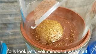 Gold recovery from gold plated pins the nitric path [upl. by Arised]