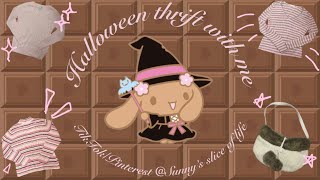 Come Halloween thrifting with me 🎃˚୨୧⋆˚ [upl. by Eanod]