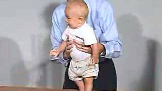 PediatricNeuro Exam 6 month Postural Reflexes  Parachute [upl. by Gisela]