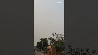 IAF MiG29 Fighter Jet Crashed 🤯 indianairforce crash [upl. by Ahsieat]